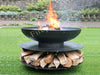 Ring of Logs 120 with 4 Swing Arm BBQ Racks