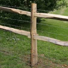 RUSTIC SUSSEX RAIL FENCING