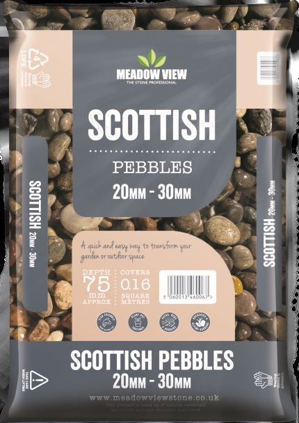 Scottish Pebbles 20-30mm - 25kg Bag