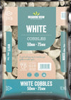 White Cobbles 50 -75mm - 20kg Bag